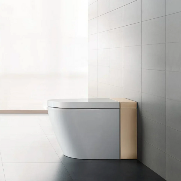 DURAVIT．SensoWash I PLUS (玫瑰金邊板)  全自動免治馬桶 ，620000021501321