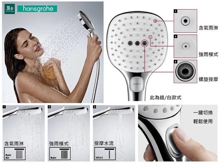 hansgrohe-淋浴定溫龍頭組-R'dance Select，27039-40