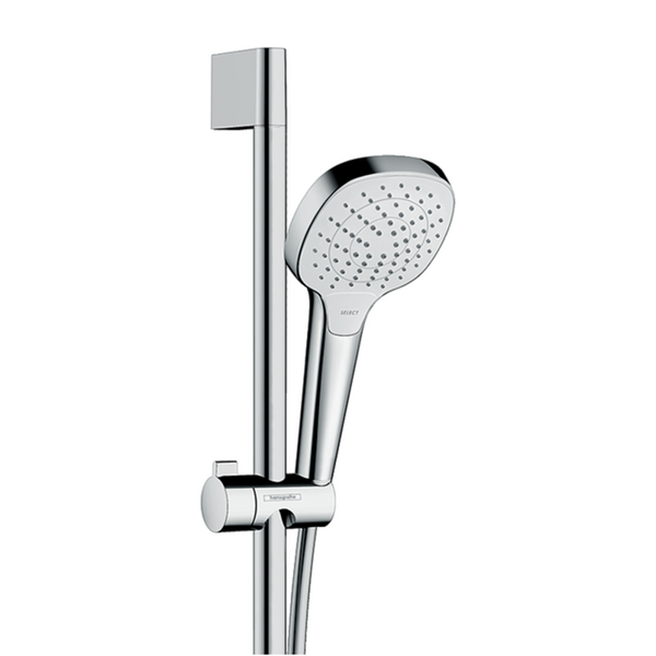 hansgrohe-進階三段式蓮蓬頭+65cm升降桿組-Croma Select E，26582-40